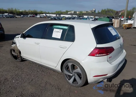 2019 Volkswagen Golf Gti 2.0T Autobahn/2.0T Rabbit Edition/2.0T S/2.0T Se z USA, uszkodzony, nr VIN 3VW6T7AU9KM036164
